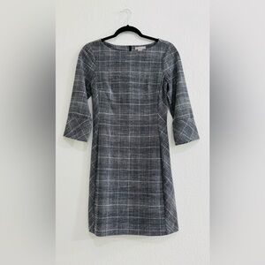 H&M Classic Gray Checkered Dress Size XXS